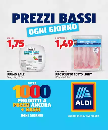 Prezzi bassi ogni giorno Prezzi bassi ogni giorno