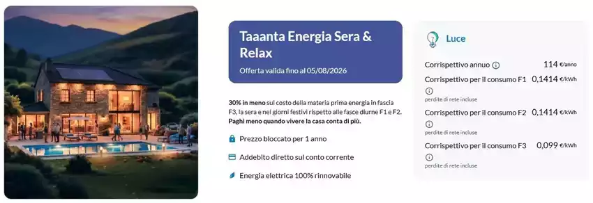 Taaanta Energia Sera & Relax Taaanta Energia Sera & Relax