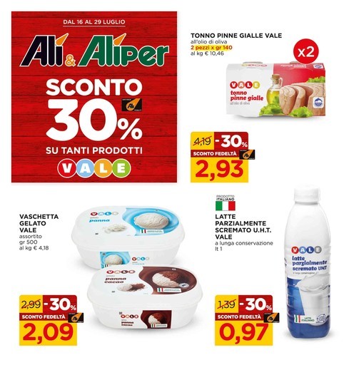 Sconto 30% Vale