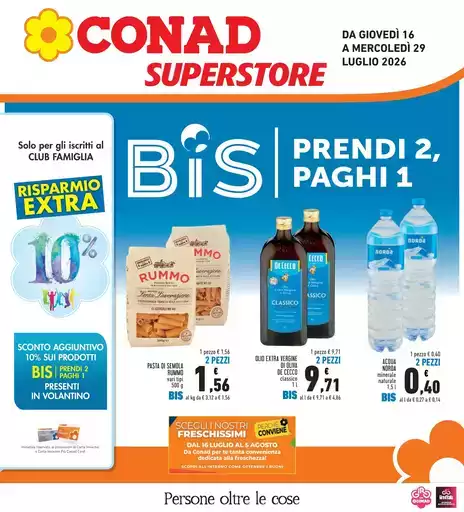 BIS prendi 2, paghi 1 BIS prendi 2, paghi 1