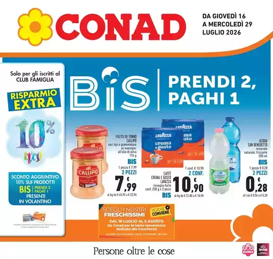 BIS prendi 2, paghi 1 BIS prendi 2, paghi 1