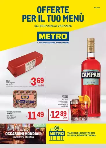 Offerte per il tuo menù - AREA 2