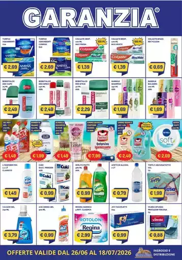 Offerte valide dal 26/06 al 18/07/2026 Offerte valide dal 26/06 al 18/07/2026