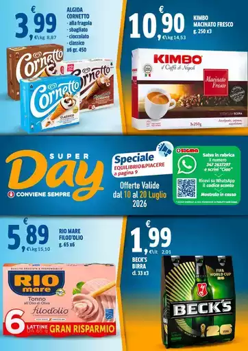 Offerte valide dal 10 al 20 luglio 2026