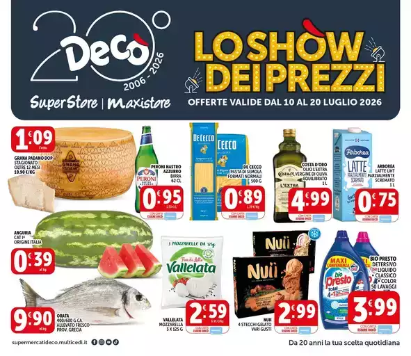 Low show dei prezzi Low show dei prezzi