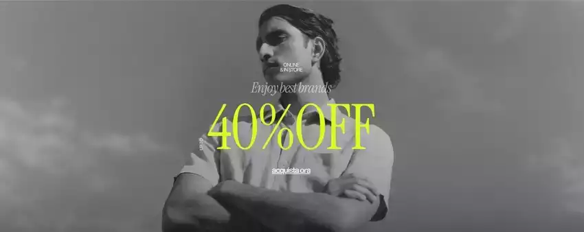 40% off 40% off