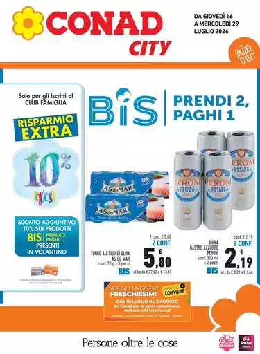 BIS prendi 2, paghi 1 BIS prendi 2, paghi 1
