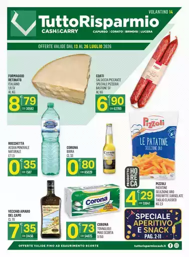 Offerte valide dal 13 al 26 Luglio 2026