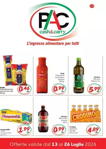 Offerte valide dal 13 al 26 luglio 2026