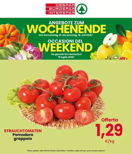 Occasioni del weekend Occasioni del weekend