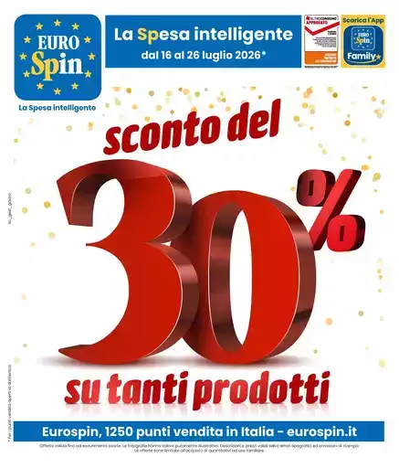 SCONTO DEL 30% SU TANTI PRODOTTI