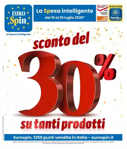 SCONTO DEL 30% SU TANTI PRODOTTI