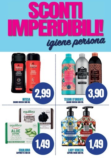 SCONTI IMPERDIBILI!