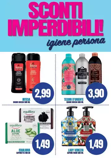 SCONTI IMPERDIBILI! SCONTI IMPERDIBILI!