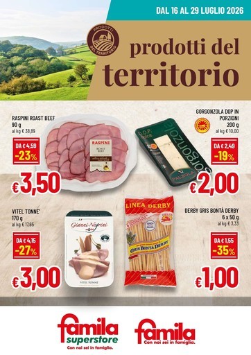 PRODOTTI DEL TERRITORIO