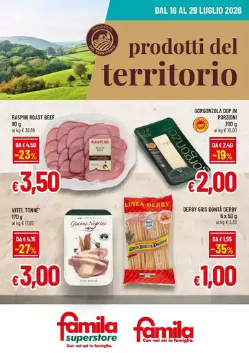 PRODOTTI DEL TERRITORIO PRODOTTI DEL TERRITORIO