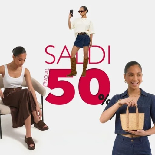 Saldi fino al 50%