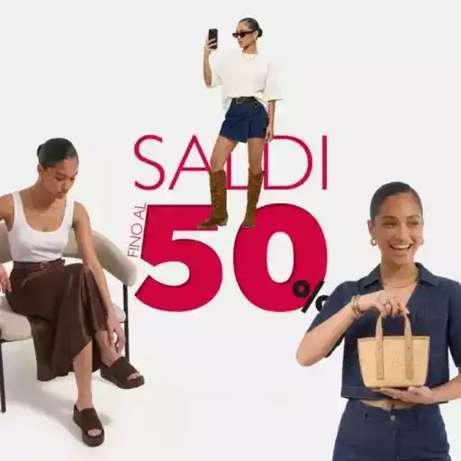 Saldi fino al 50% Saldi fino al 50%