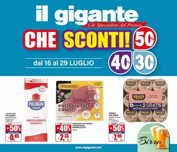 Sconti 30% 40% 50% Sconti 30% 40% 50%