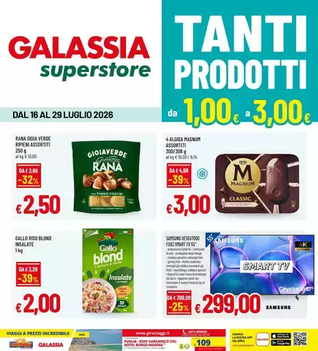 Tanti prodotti da 1,00 a 3,00 € Tanti prodotti da 1,00 a 3,00 €
