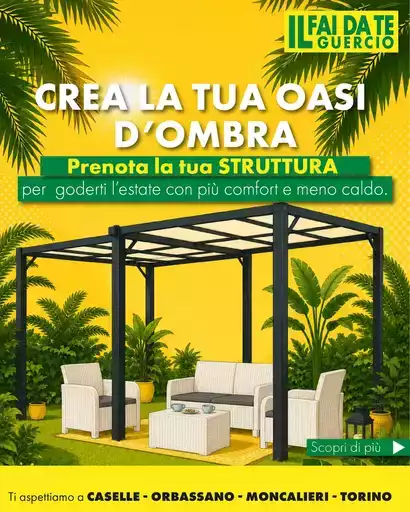 Crea la tua oasi d'ombra