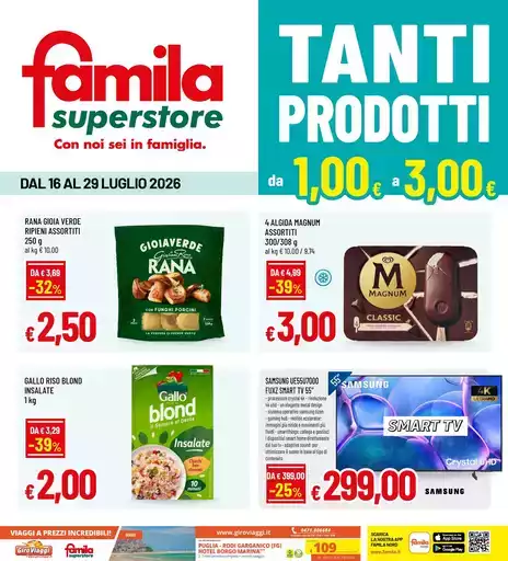 Tanti prodotti da 1,00 euro a 3,00 euro Tanti prodotti da 1,00 euro a 3,00 euro