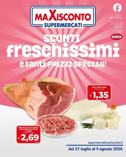 Sconti freschissimi
