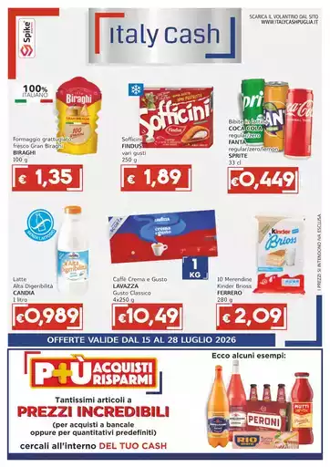 Offerte valide dal 15 al 28 luglio 2026 Offerte valide dal 15 al 28 luglio 2026