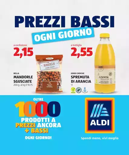 Prezzi bassi ogni giorno Prezzi bassi ogni giorno