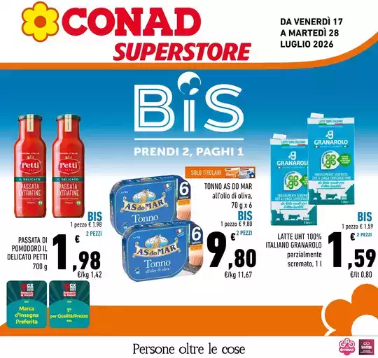 BIS, PRENDI 2 PAGHI 1 BIS, PRENDI 2 PAGHI 1