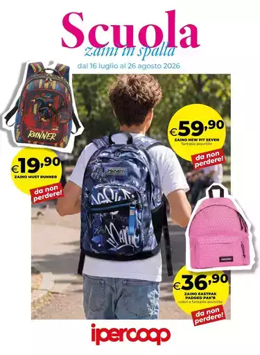 Scuola, zaini in spalla Scuola, zaini in spalla