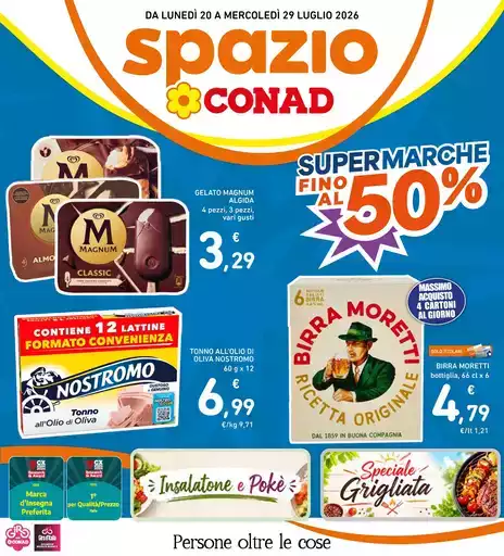 SUPERMARCHE FINO AL 50% SUPERMARCHE FINO AL 50%