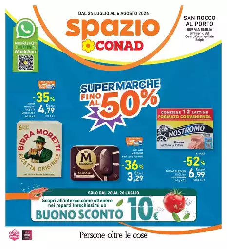 Super marche fino al 50%