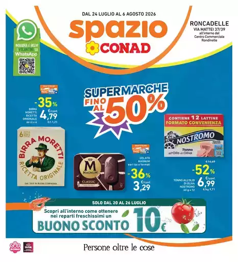 Super marche fino al 50%
