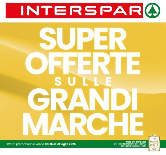 Super offerte sulle grandi marche