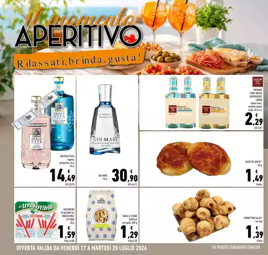 IL MOMENTO APERITIVO IL MOMENTO APERITIVO