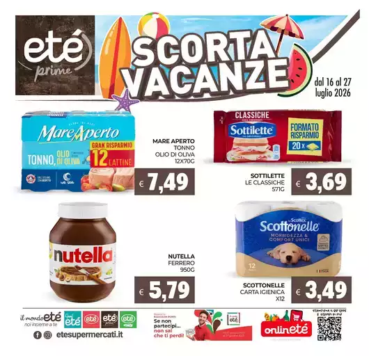 Scorta vacanze
