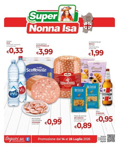 Promozione dal 14 al 26 luglio Promozione dal 14 al 26 luglio