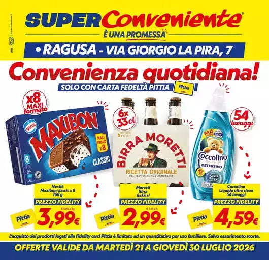 Convenienza quotidiana! Convenienza quotidiana!