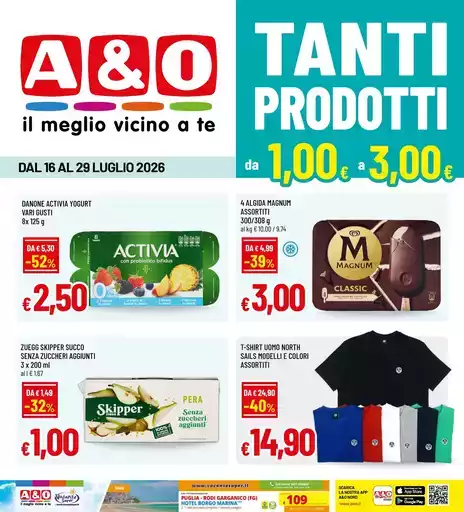 Tanti prodotti da 1,00 a 3,00 € Tanti prodotti da 1,00 a 3,00 €