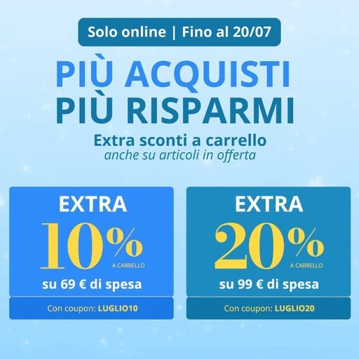 Piu acquisti piu risparmi