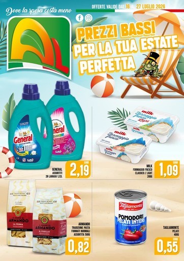 PREZZI BASSI PER LA TUA ESTATE PERFETTA