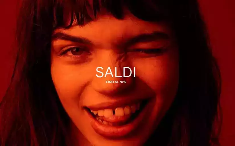 Saldi fino al 70% Saldi fino al 70%