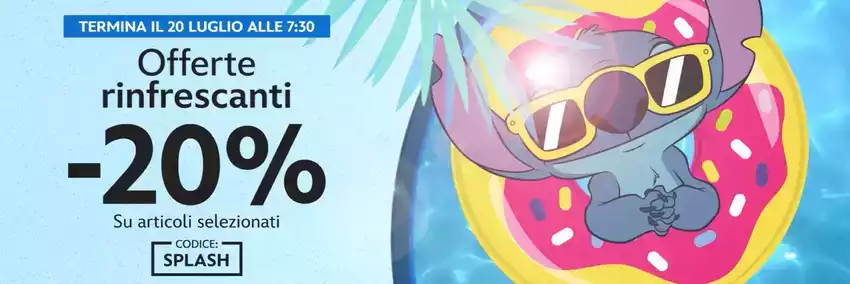 Offerte rinfresanti -20% Offerte rinfresanti -20%