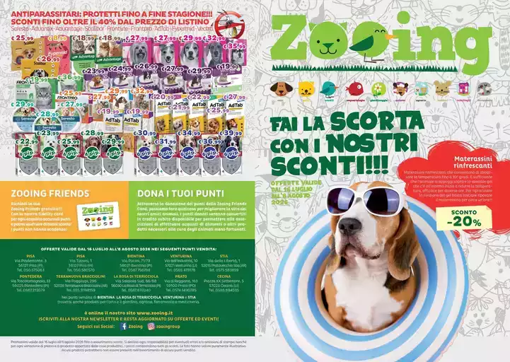 Pieghevole zooing offerte Pieghevole zooing offerte