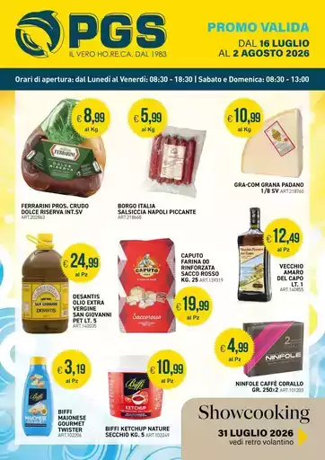 DAL 16 LUGLIO AL 2 AGOSTO 2026