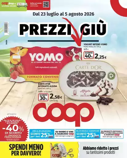 Prezzi giu