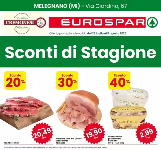 Sconti di stagione Sconti di stagione