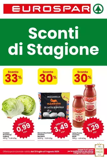 Sconti di stagione Sconti di stagione