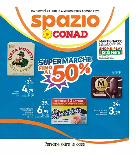 SUPERMARCHE FINO AL 50% SUPERMARCHE FINO AL 50%